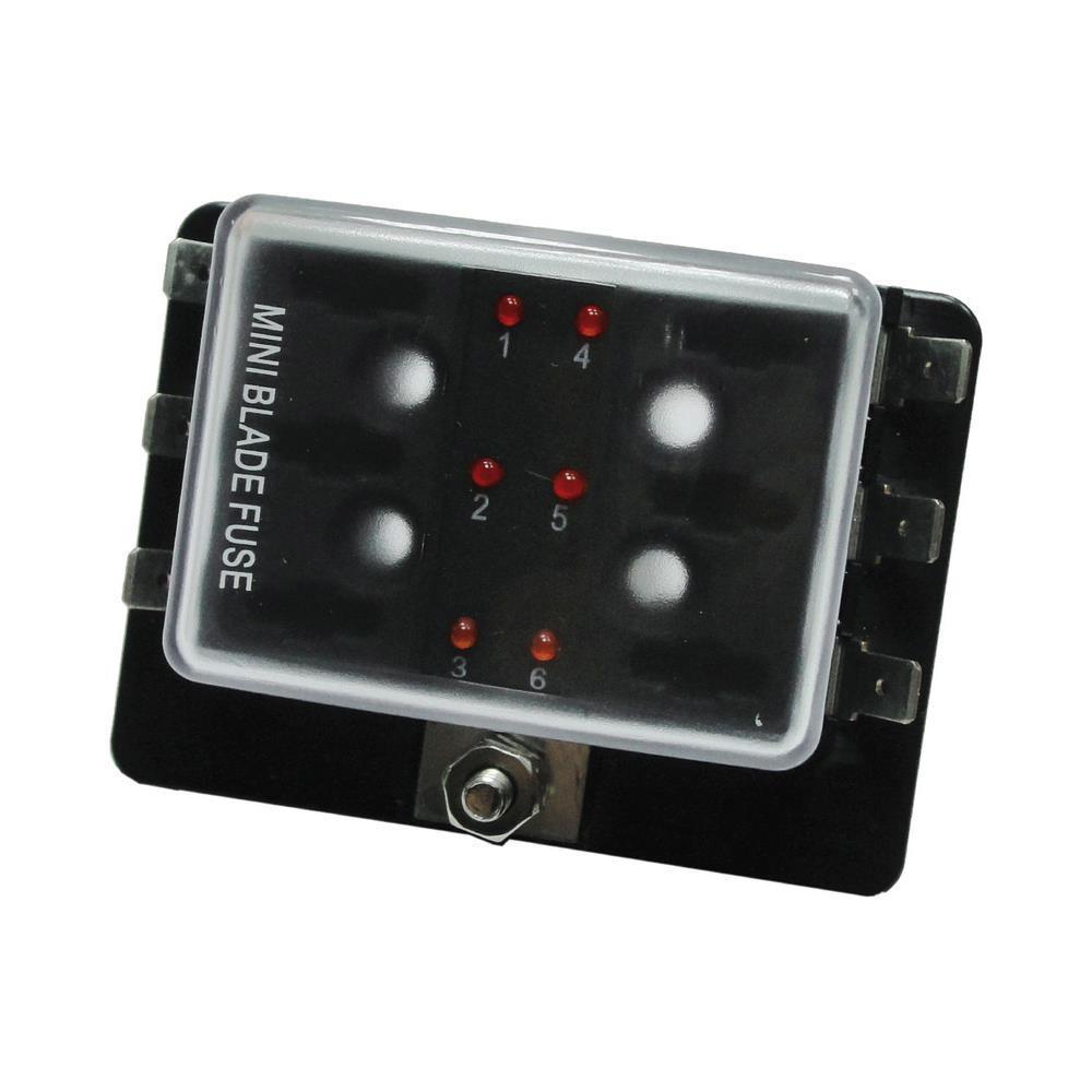 Scatola portafusibili lamellari MINI 6 uscite 