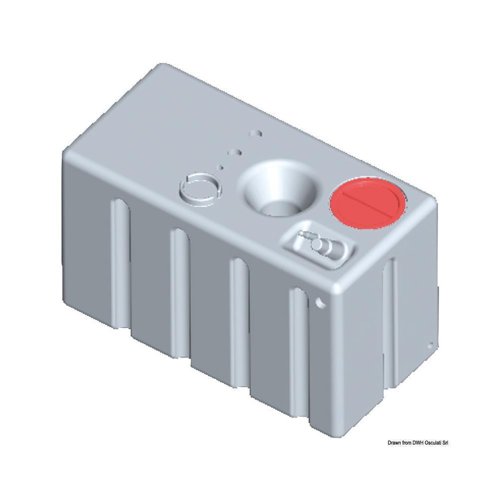 Serbatoio rigido orizzontale acqua potabile 247 l 