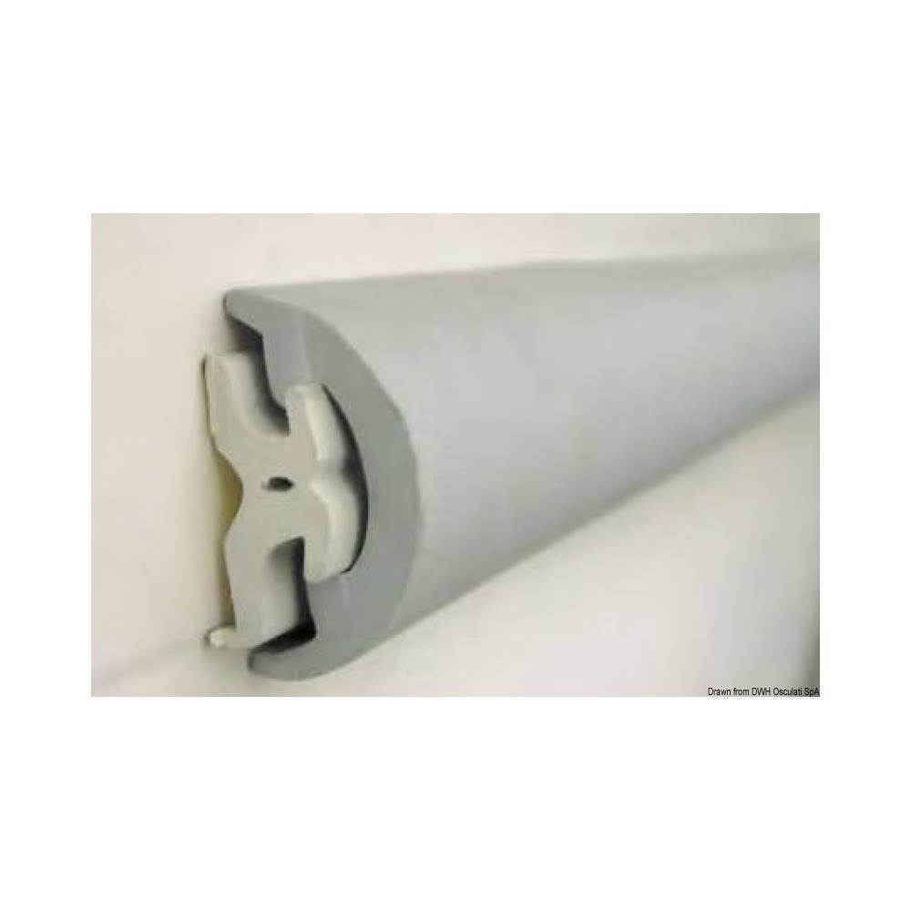 Solo profilo PVC 52 mm bianco 