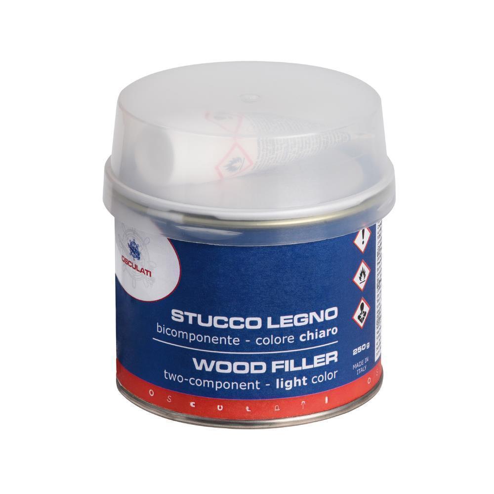 Stucco legno bicomponente chiaro 150 ml 