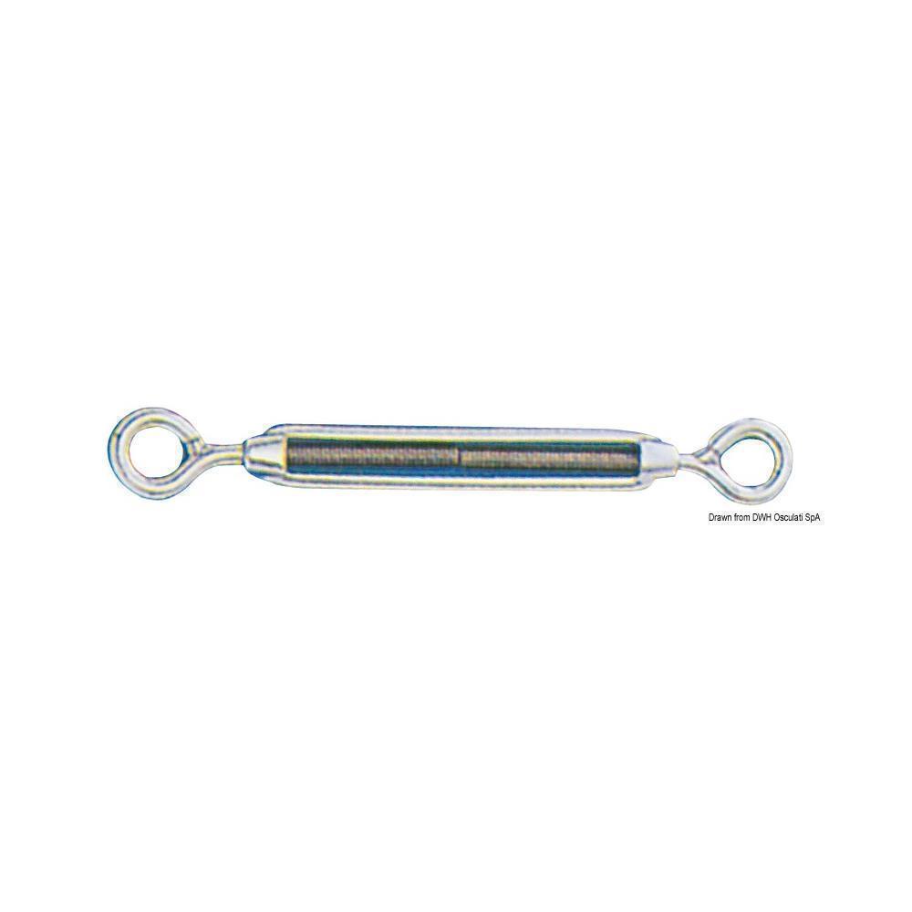 Tenditore inox 2 occhi 4 mm 