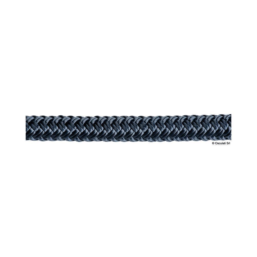 Treccia doppia blu mm 5 