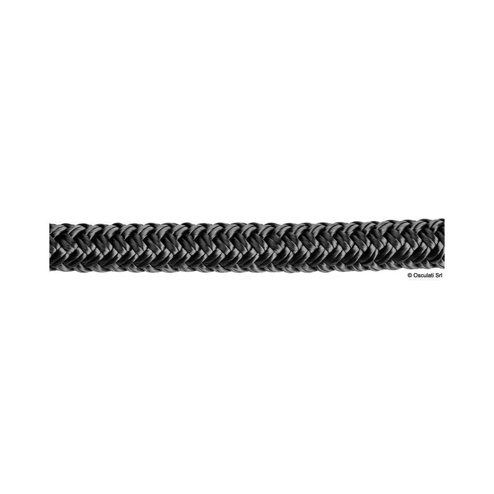 Treccia doppia nera mm 5 