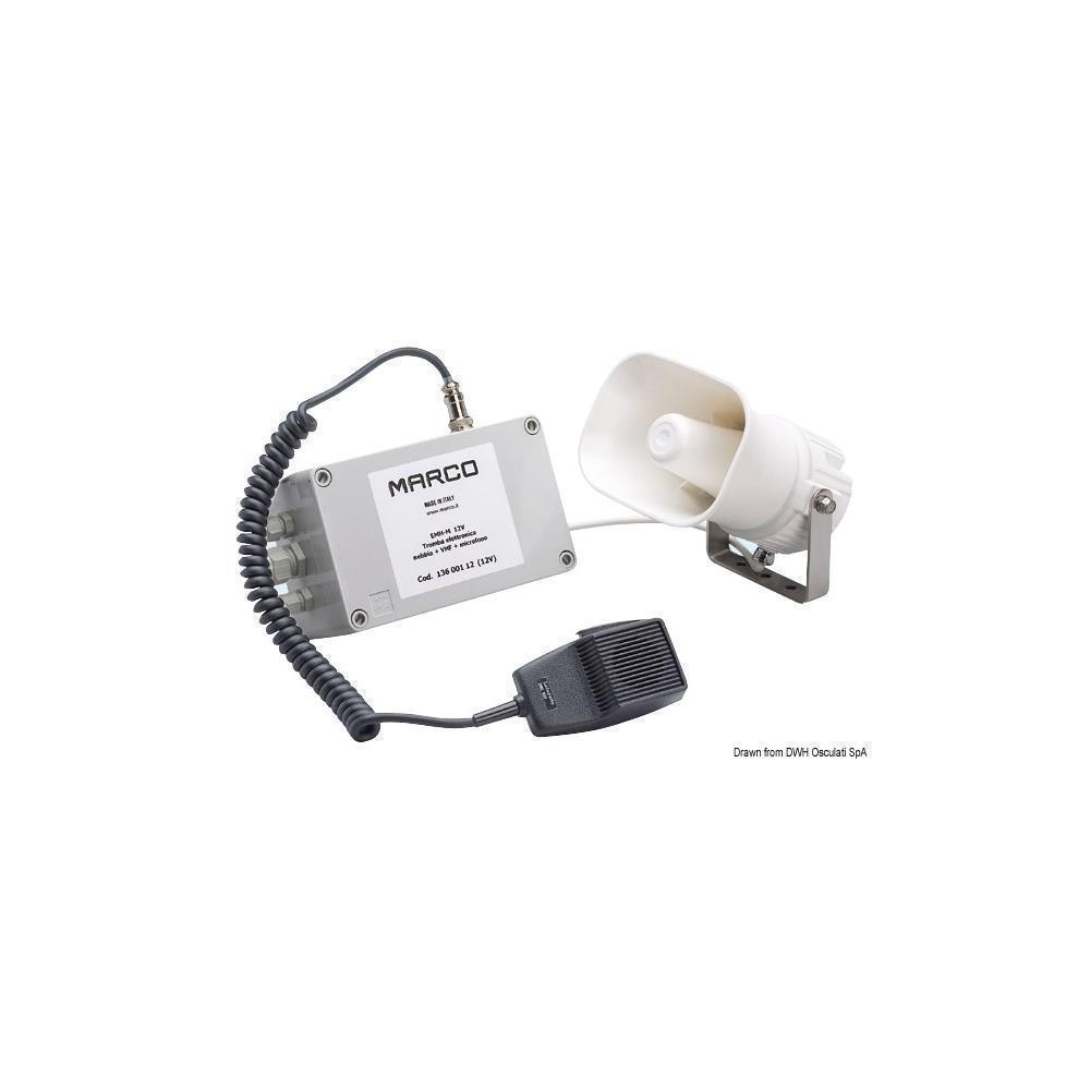 Tromba con fischio 112 dB 12 V 