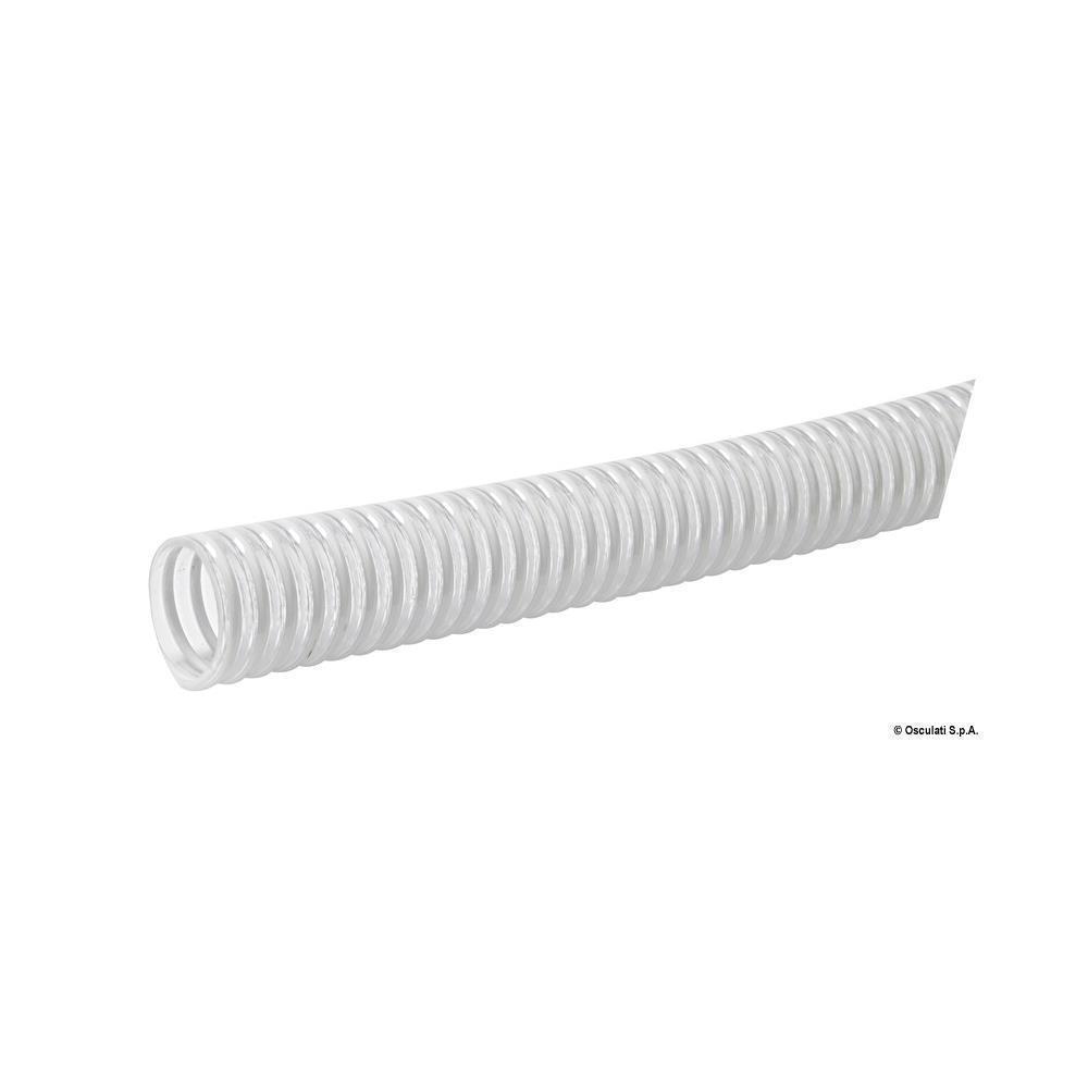 Tubo con spirale in PVC bianco 20 mm 