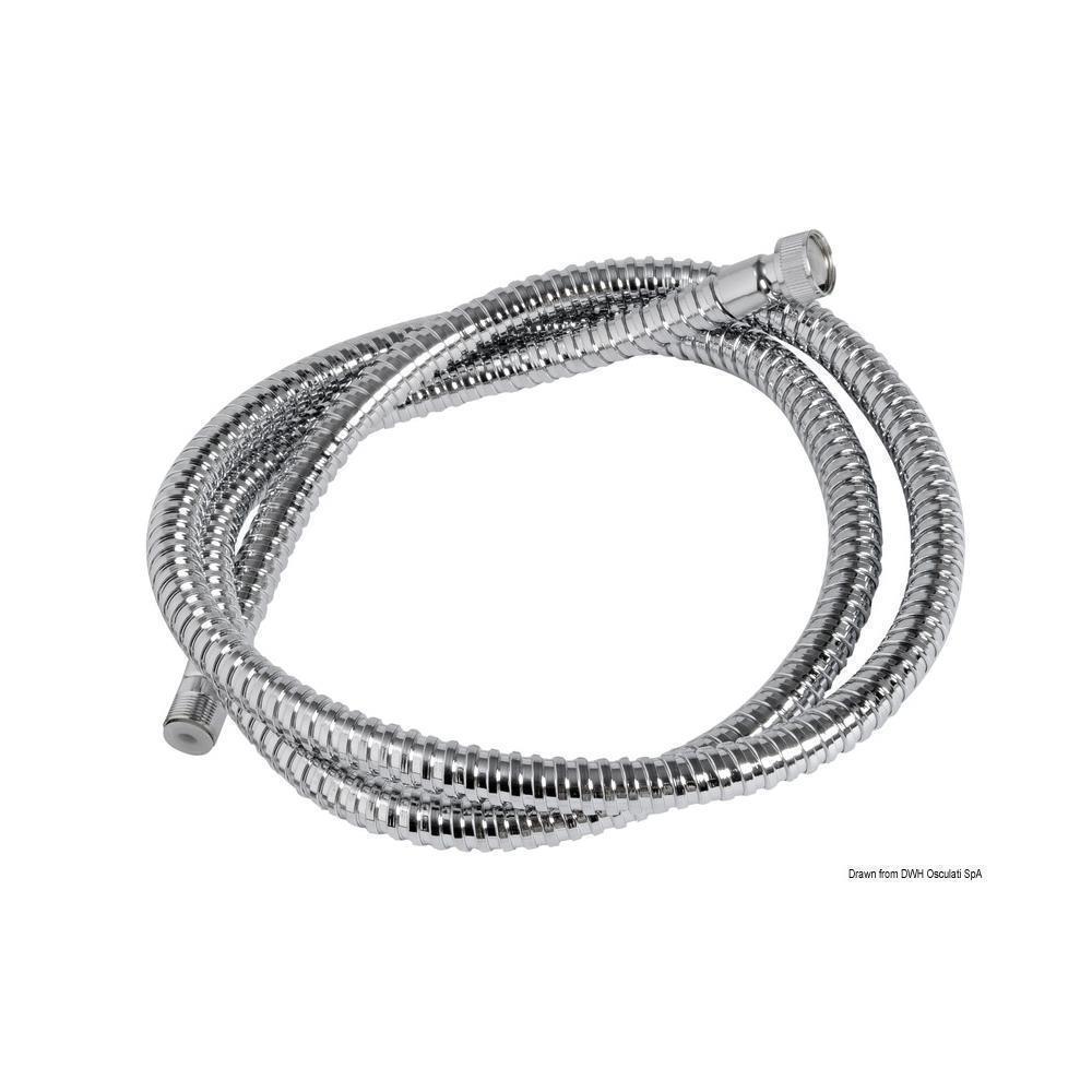 Tubo doccia in acciaio inox lucidato