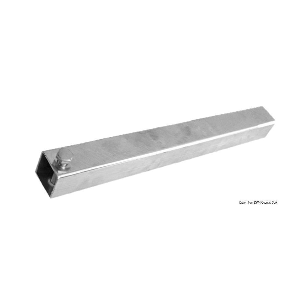 Tubo per rulli laterali 30 x 30 mm 