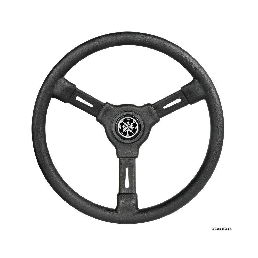 Volante nero 3 razze 355 mm 