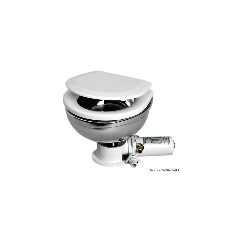 WC elettrico 12 V tazza inox 