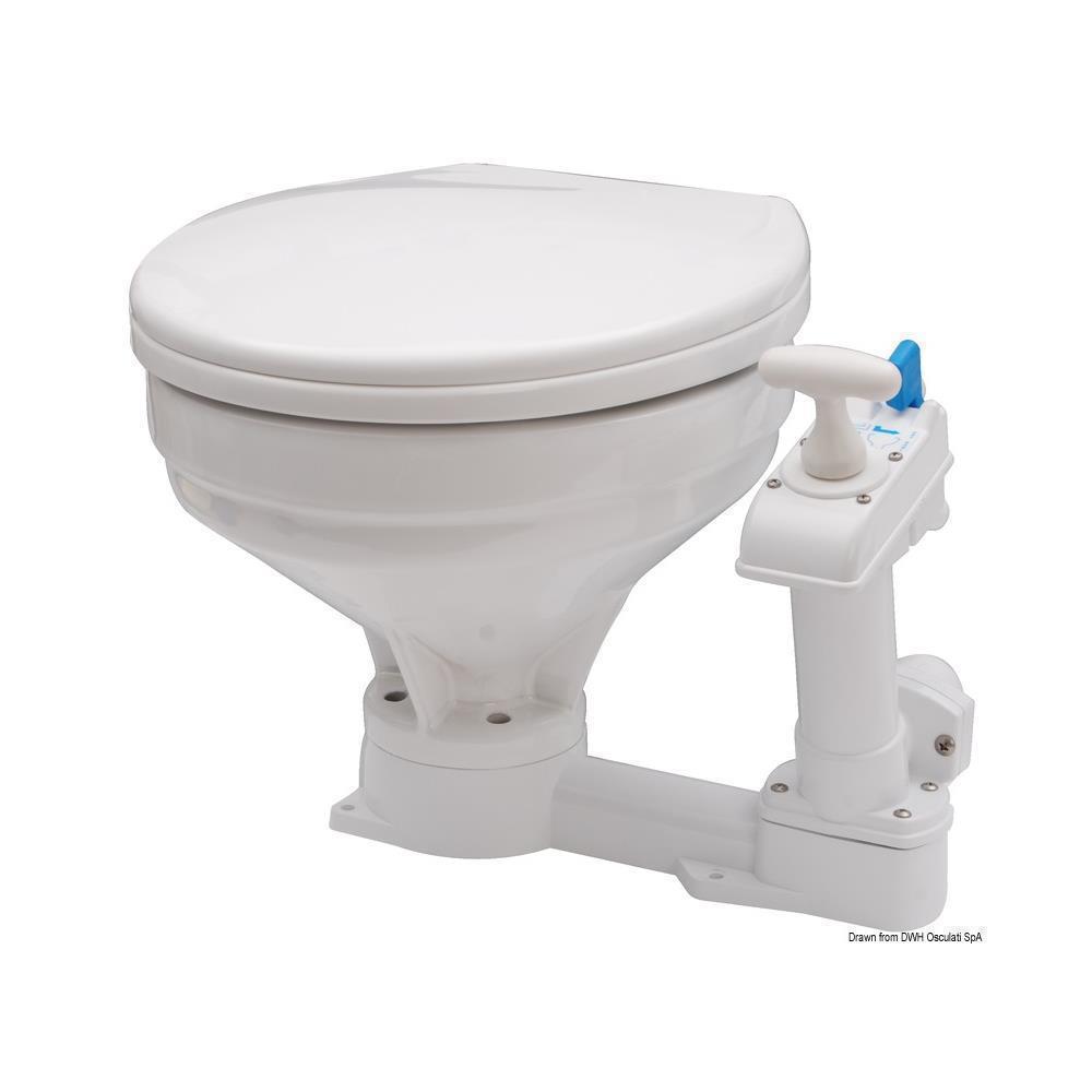 WC manuale tazza grande 